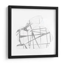 Conejo Geométrico En Plata I - Jennifer Goldberger | Cuadro decorativo de Canvas Lab