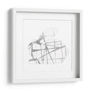 Conejo Geométrico En Plata I - Jennifer Goldberger | Cuadro decorativo de Canvas Lab