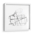 Conejo Geométrico En Plata I - Jennifer Goldberger | Cuadro decorativo de Canvas Lab