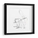 Conejo Geométrico En Silver Ii - Jennifer Goldberger | Cuadro decorativo de Canvas Lab