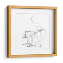 Conejo Geométrico En Silver Ii - Jennifer Goldberger | Cuadro decorativo de Canvas Lab