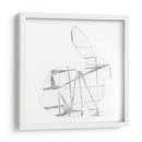 Conejo Geométrico En Silver Ii - Jennifer Goldberger | Cuadro decorativo de Canvas Lab