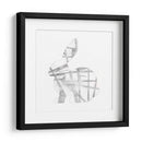 Conejo Geométrico En Silver Iii - Jennifer Goldberger | Cuadro decorativo de Canvas Lab