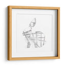 Conejo Geométrico En Silver Iii - Jennifer Goldberger | Cuadro decorativo de Canvas Lab