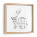 Conejo Geométrico En Silver Iii - Jennifer Goldberger | Cuadro decorativo de Canvas Lab