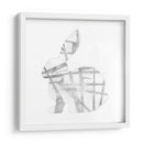 Conejo Geométrico En Silver Iii - Jennifer Goldberger | Cuadro decorativo de Canvas Lab