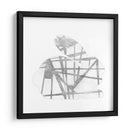 Conejo Geométrico En Silver Iv - Jennifer Goldberger | Cuadro decorativo de Canvas Lab