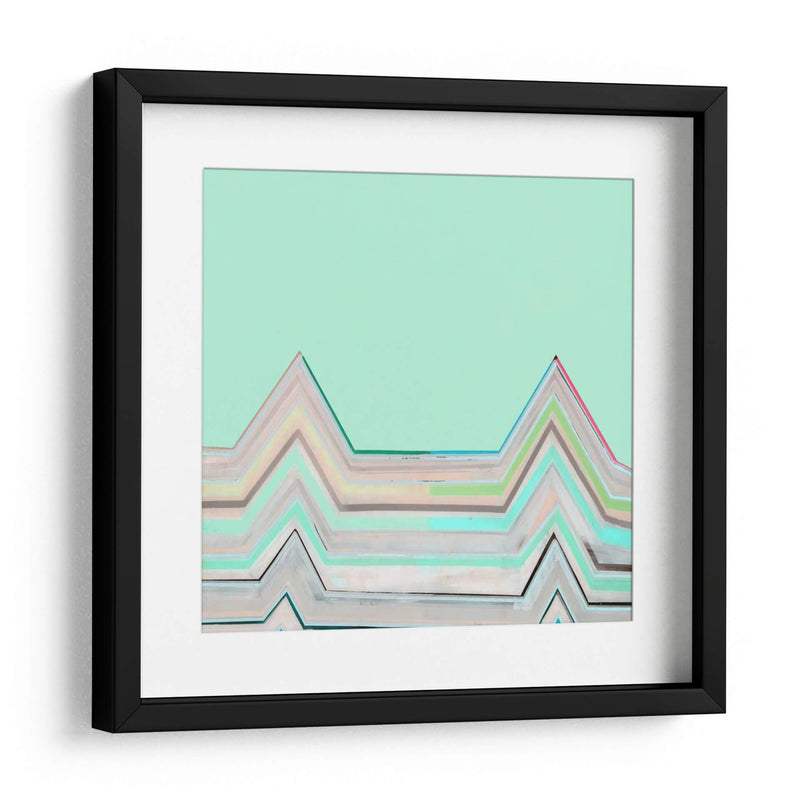 Aqua Zig Zag I - Thomas Brown | Cuadro decorativo de Canvas Lab