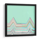 Aqua Zig Zag I - Thomas Brown | Cuadro decorativo de Canvas Lab
