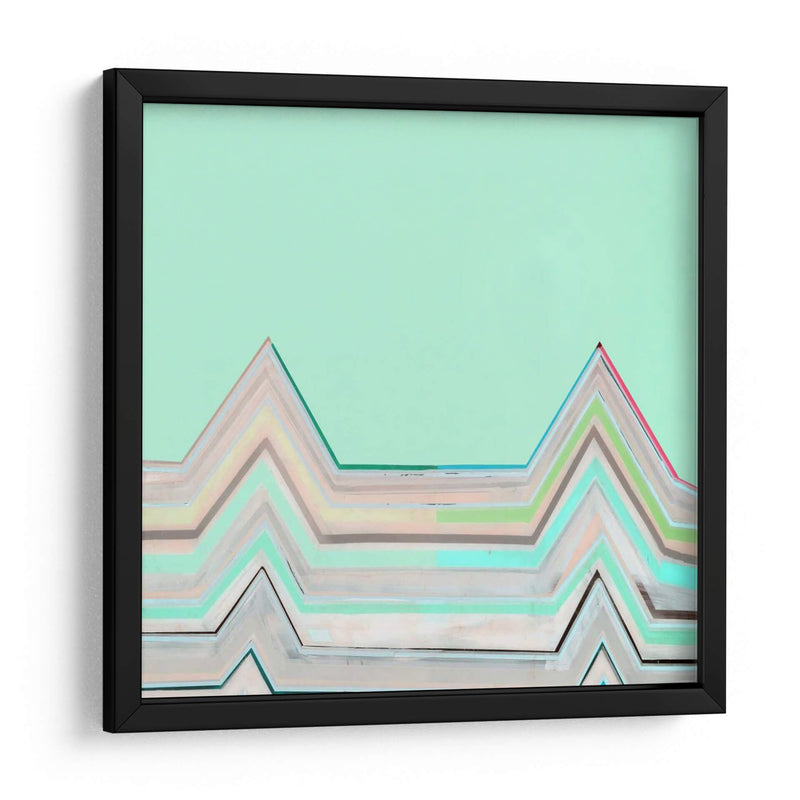 Aqua Zig Zag I - Thomas Brown | Cuadro decorativo de Canvas Lab