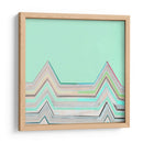 Aqua Zig Zag I - Thomas Brown | Cuadro decorativo de Canvas Lab