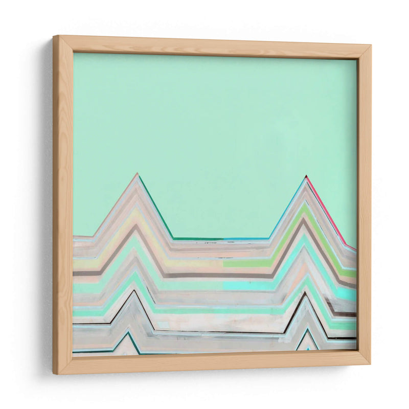 Aqua Zig Zag I - Thomas Brown | Cuadro decorativo de Canvas Lab