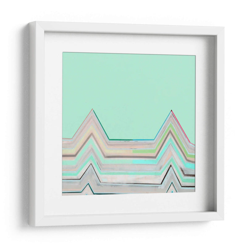 Aqua Zig Zag I - Thomas Brown | Cuadro decorativo de Canvas Lab
