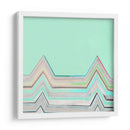 Aqua Zig Zag I - Thomas Brown | Cuadro decorativo de Canvas Lab