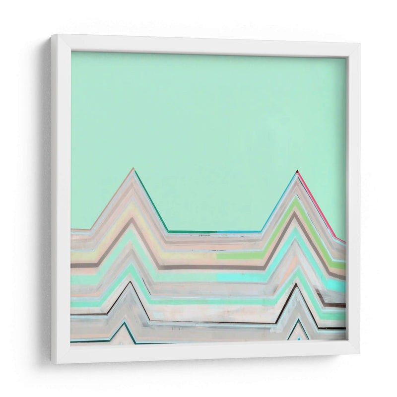 Aqua Zig Zag I - Thomas Brown | Cuadro decorativo de Canvas Lab