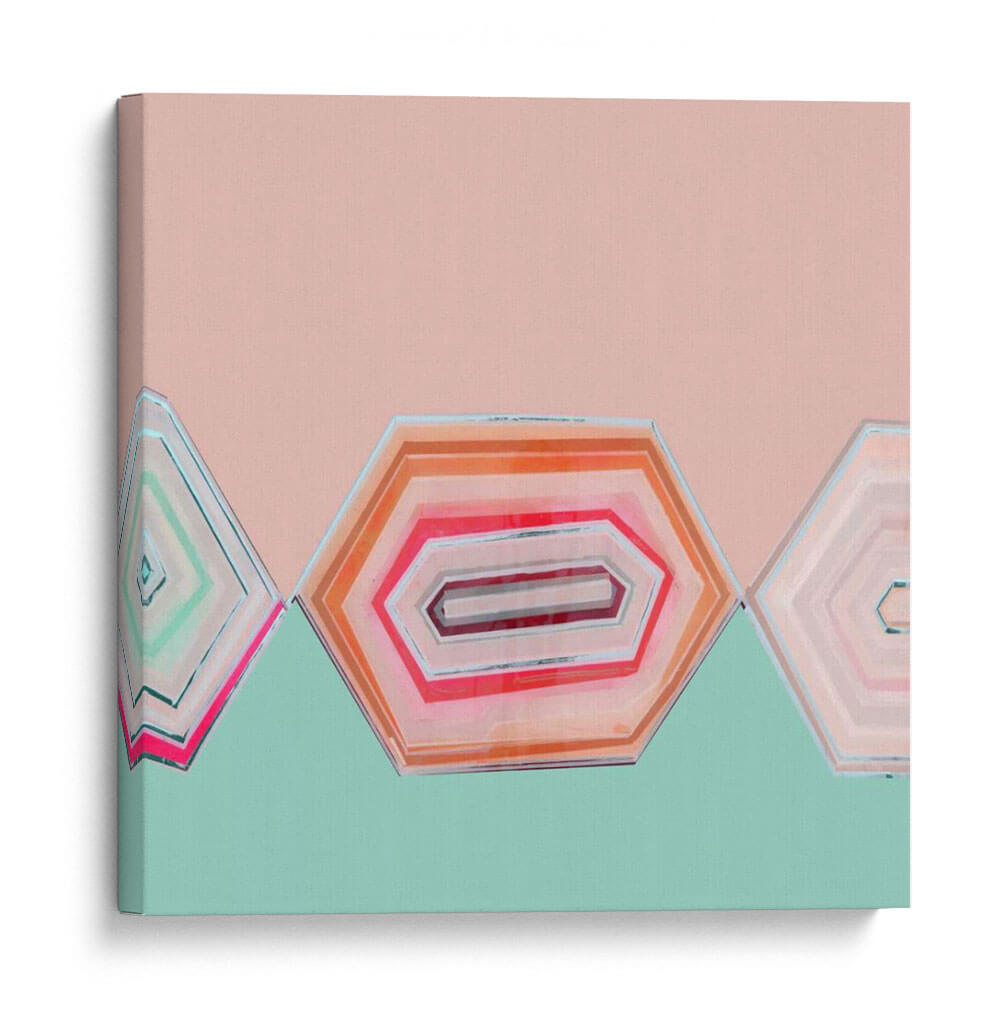 Aqua Zig Zag Ii - Thomas Brown | Cuadro decorativo de Canvas Lab