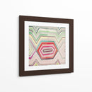 Aqua Zig Zag Iv - Thomas Brown | Cuadro decorativo de Canvas Lab