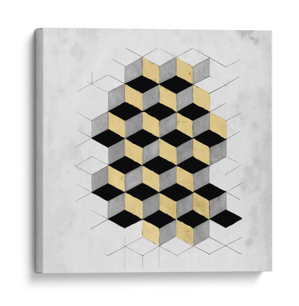 Geometría Dorada Ii - Naomi McCavitt | Cuadro decorativo de Canvas Lab