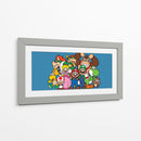 Mario y sus Amigos | Cuadro decorativo de Canvas Lab