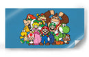 Mario y sus Amigos | Cuadro decorativo de Canvas Lab