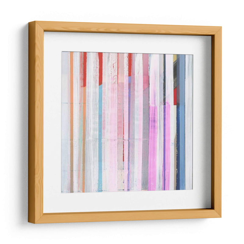 Rayas Rojas Rosa I - Thomas Brown | Cuadro decorativo de Canvas Lab