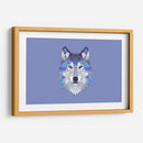 Lobo geométrico | Cuadro decorativo de Canvas Lab
