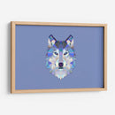 Lobo geométrico | Cuadro decorativo de Canvas Lab