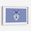 Lobo geométrico | Cuadro decorativo de Canvas Lab