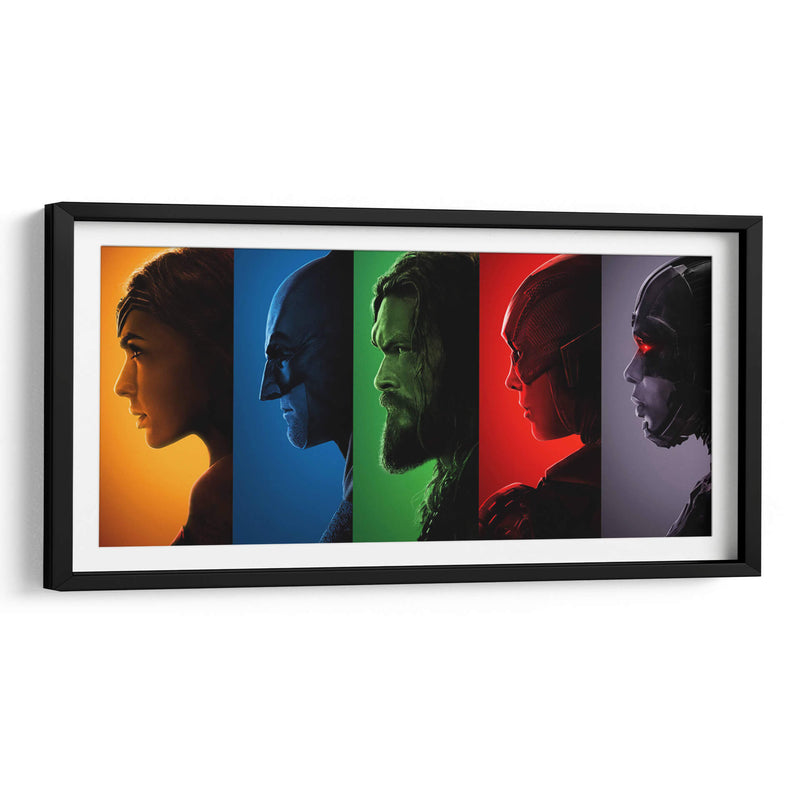 La Liga de la Justicia Colores | Cuadro decorativo de Canvas Lab