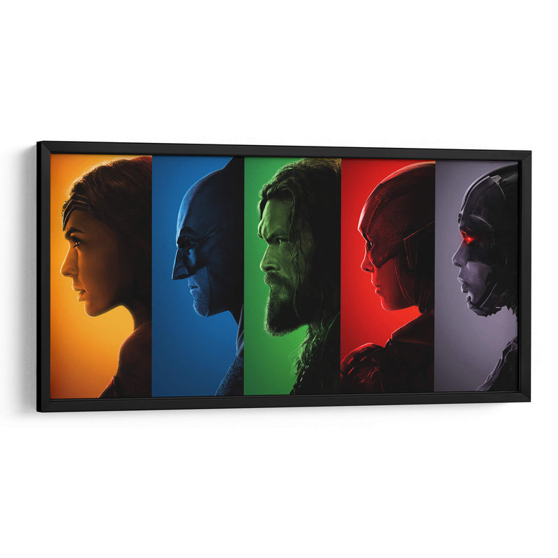 La Liga de la Justicia Colores | Cuadro decorativo de Canvas Lab