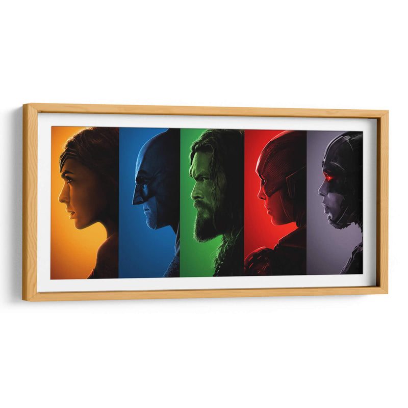 La Liga de la Justicia Colores | Cuadro decorativo de Canvas Lab