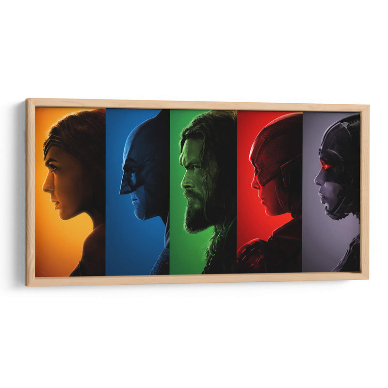 La Liga de la Justicia Colores | Cuadro decorativo de Canvas Lab