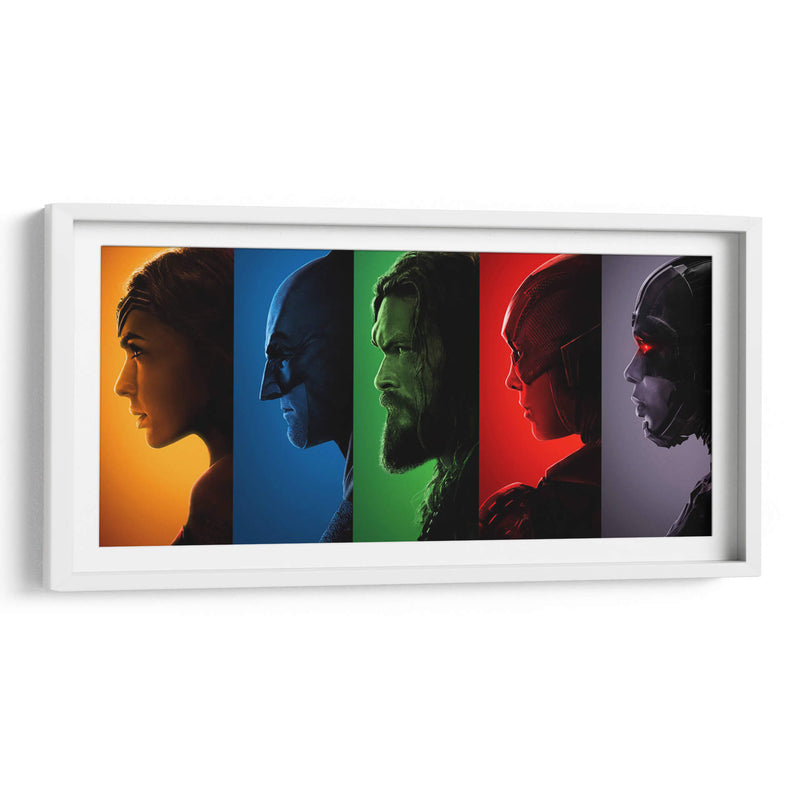 La Liga de la Justicia Colores | Cuadro decorativo de Canvas Lab