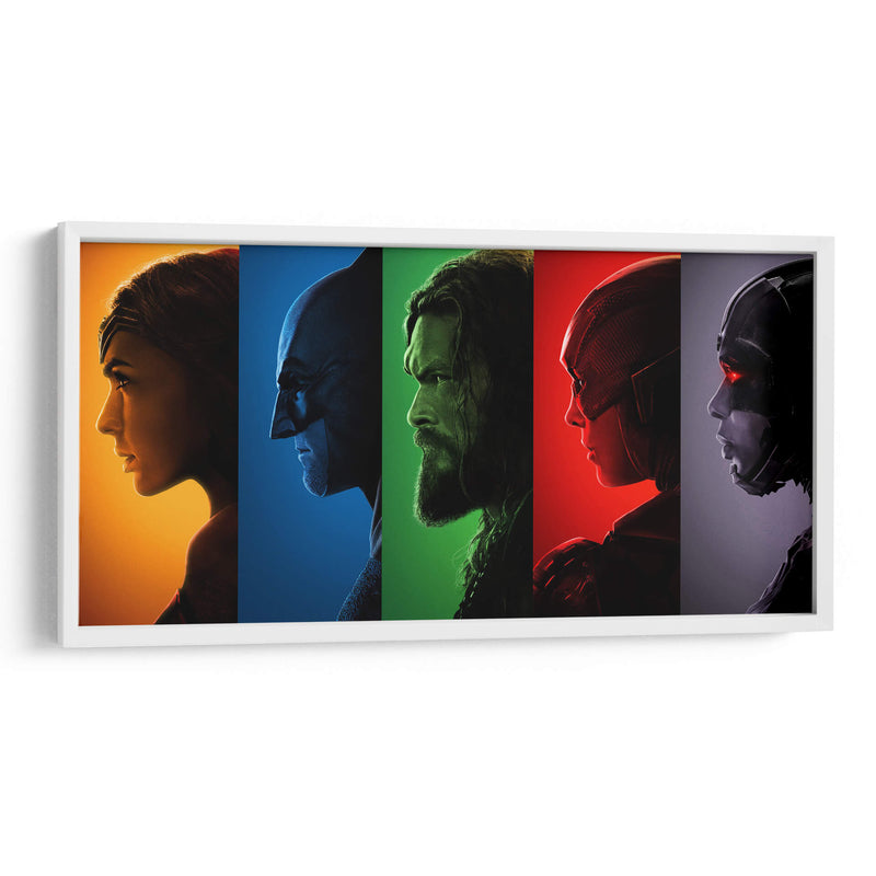 La Liga de la Justicia Colores | Cuadro decorativo de Canvas Lab