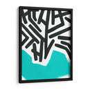 Bloque De Color Maze Ii - June Erica Vess | Cuadro decorativo de Canvas Lab