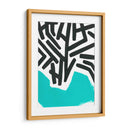 Bloque De Color Maze Ii - June Erica Vess | Cuadro decorativo de Canvas Lab