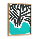 Bloque De Color Maze Ii - June Erica Vess | Cuadro decorativo de Canvas Lab