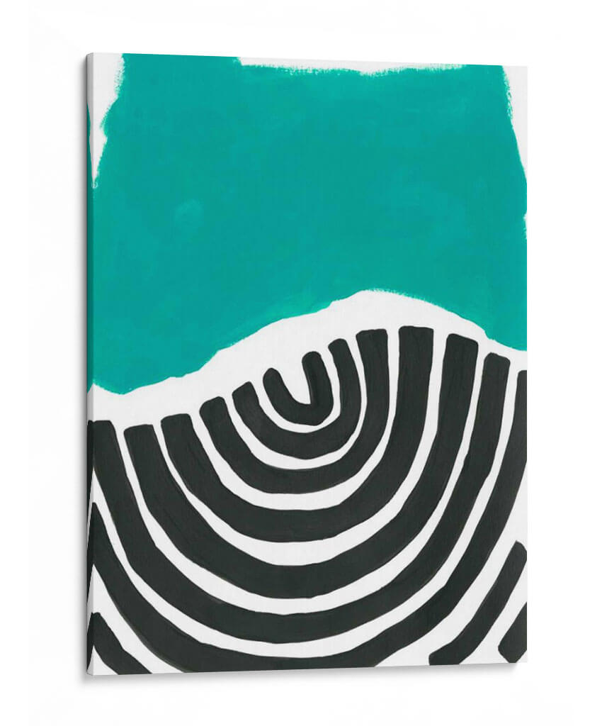 Bloque De Color Maze Vii - June Erica Vess | Cuadro decorativo de Canvas Lab