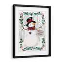 Folk Snowman Forest I - Jennifer Paxton Parker | Cuadro decorativo de Canvas Lab