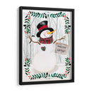 Folk Snowman Forest I - Jennifer Paxton Parker | Cuadro decorativo de Canvas Lab