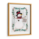 Folk Snowman Forest I - Jennifer Paxton Parker | Cuadro decorativo de Canvas Lab