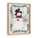 Folk Snowman Forest I - Jennifer Paxton Parker | Cuadro decorativo de Canvas Lab