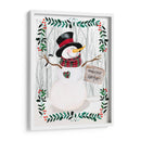 Folk Snowman Forest I - Jennifer Paxton Parker | Cuadro decorativo de Canvas Lab