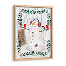 Folk Snowman Forest Ii - Jennifer Paxton Parker | Cuadro decorativo de Canvas Lab