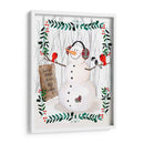 Folk Snowman Forest Ii - Jennifer Paxton Parker | Cuadro decorativo de Canvas Lab