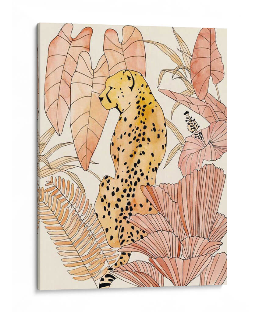Blush Guepardo I - Jacob Green | Cuadro decorativo de Canvas Lab