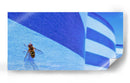 Abeja en azul | Cuadro decorativo de Canvas Lab
