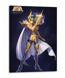 Shura de Capricornio con armadura dorada | Cuadro decorativo de Canvas Lab