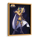 Shura de Capricornio con armadura dorada | Cuadro decorativo de Canvas Lab