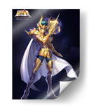 Shura de Capricornio con armadura dorada | Cuadro decorativo de Canvas Lab